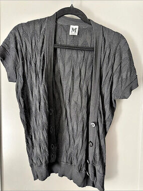 Missoni Textured Cardigan Black Medium